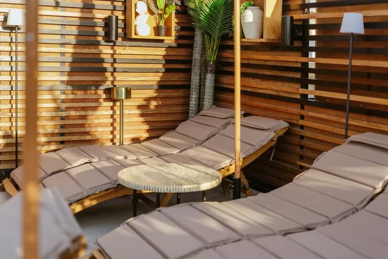 Rooftop Pool Garden Decking 